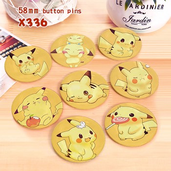 Pokemon anime brooches pins set(8pcs a set)