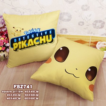 Pokemon Detective Pikachu movie two-sided pillow