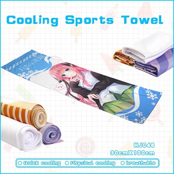 	Gotoubun no hanayome anime cooling sports towel