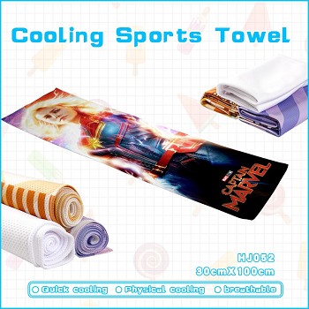 	Captain Marvel cooling sports towel