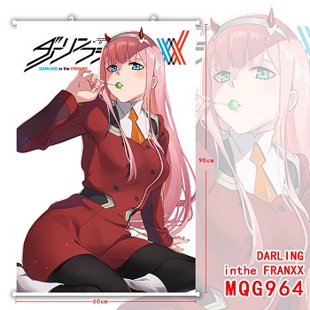  DARLING in the FRANXX anime wall scroll 