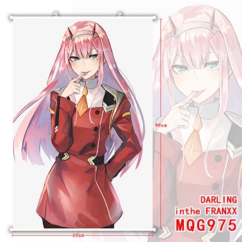 DARLING in the FRANXX anime wall scroll