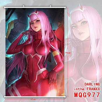 DARLING in the FRANXX anime wall scroll