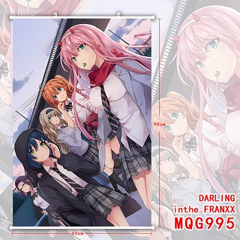 DARLING in the FRANXX anime wall scroll