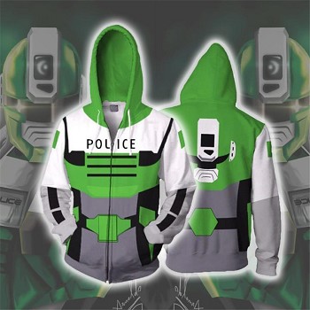 Cybercop 3D printing hoodie sweater cloth