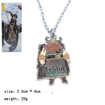 How to Train Your Dragon necklace