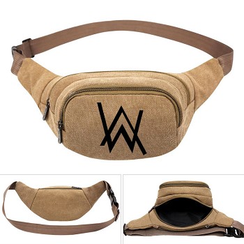 Alan-Olav-Walker canvas pocket waist pack bag