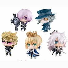 Fate Grand Order figures set(5pcs a set)