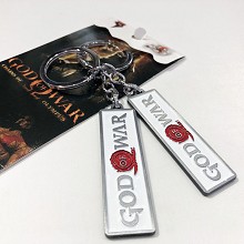 God of War game key chain