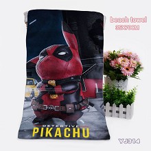 Pokemon anime beach towel bath towel