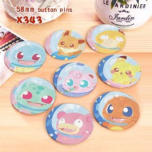 Pokemon anime brooches pins set(8pcs a set)