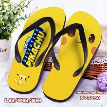 Pokemon Detective Pikachu movie flip-flops shoes s...