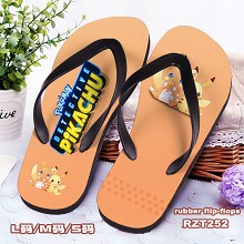 Pokemon Detective Pikachu movie flip-flops shoes s...