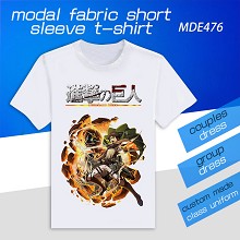 Attack on Titan anime model short sleeve t-shirt