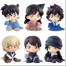 Detective conan figures set(6pcs a set)