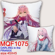 DARLING in the FRANXX anime two-sided pillow