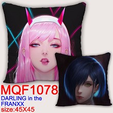 DARLING in the FRANXX anime two-sided pillow