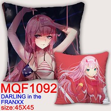 DARLING in the FRANXX anime two-sided pillow