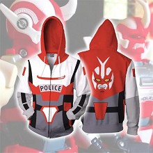 Cybercop 3D printing hoodie sweater cloth