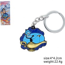 Aladdin and the magic lamp necklace key chain