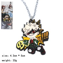 My Hero Academia Bakugou Katsuki anime necklace