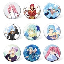 Tensei shitari slime brooches pins set(9pcs a set)