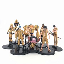 One Piece anime figures set(9pcs a set)