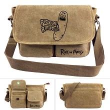 Rick and Morty canvas satchel shoulder bag