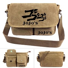 JoJo's Bizarre Adventure canvas satchel shoulder b...