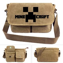 Minecraft canvas satchel shoulder bag