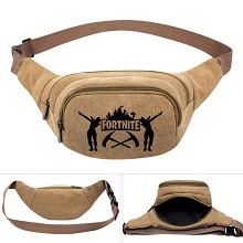 Fortnite game canvas pocket waist pack bag