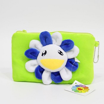 Sunflower plush wallet 20*12CM