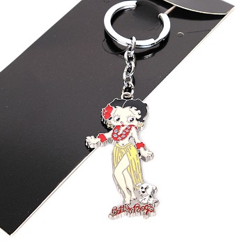 Betty Boop anime key chain