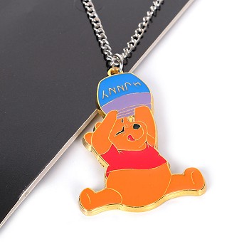 Pooh Bear anime necklace