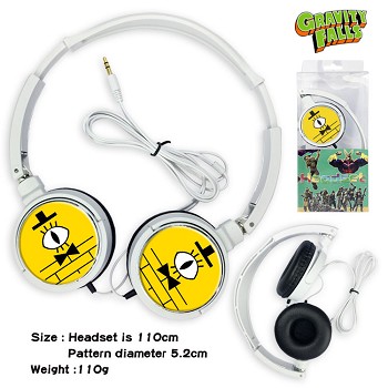  Gravity Falls anime headphone 