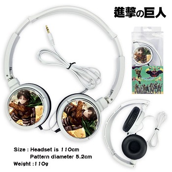 Attack on Titan anime headphone