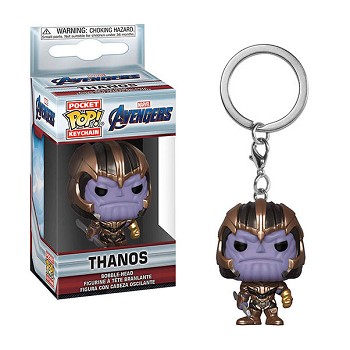 Funko POP The Avengers Thanos figure doll key chain