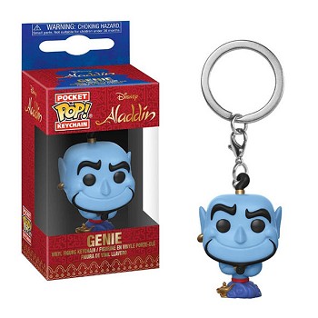  Funko POP Alladin Genie figure doll key chain 