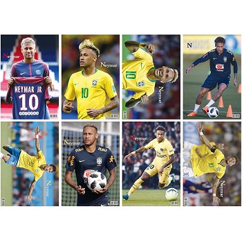 Neymar star posters(8pcs a set)