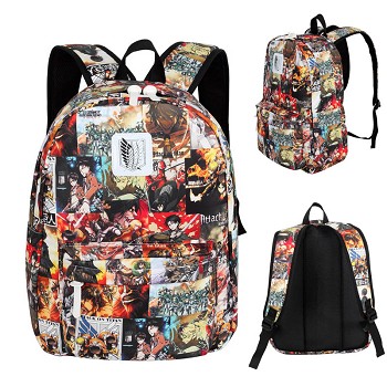 Attack on Titan anime backpack bag