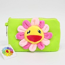 Sunflower plush wallet 20*12CM