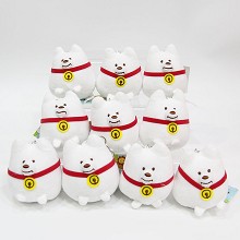 4inches TFboys Roy Wang Yuan plush dolls set(10pcs...