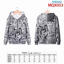 AHEGAO anime long sleeve hoodie sweater cloth