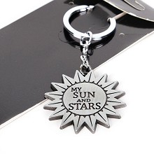 My Sun and Stars key chain