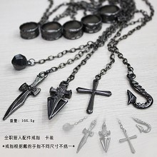  Hunter x Hunter anime necklaces set(10pcs a set) 