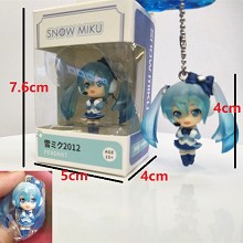 Hatsune Miku figure doll key chain