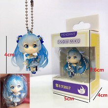 Hatsune Miku figure doll key chain