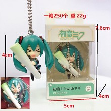 Hatsune Miku figure doll key chain