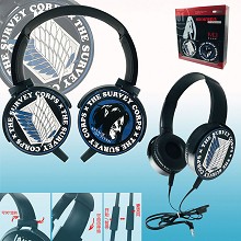 Attack on Titan anime headphone