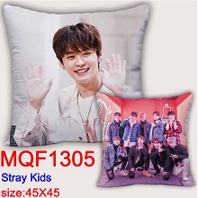 Stray Kids star two-sided pillow